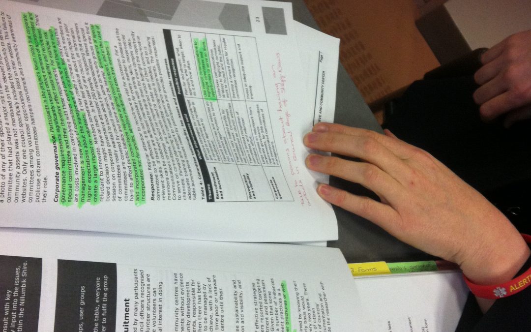 Role & Future of Citizen Committees in Australian Local Government, report available